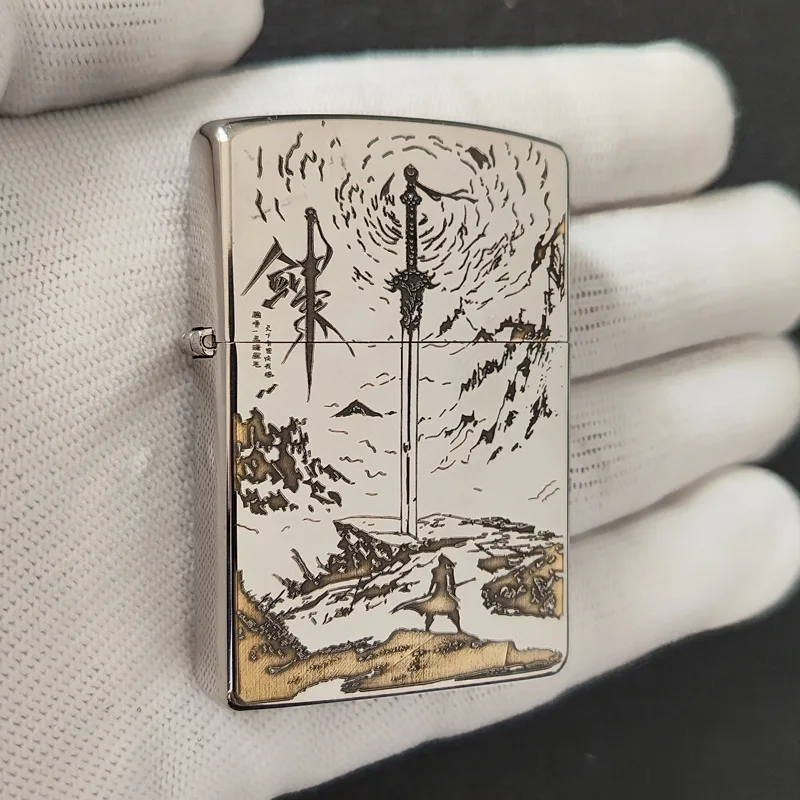 China Wind Jianxian high-end multi-model engraved Jianlai lighter white nickel Langsheng commemorative edition
China Wind Jianxian high-end multi-model engraved Jianlai lighter white nickel Langsheng commemorative edition