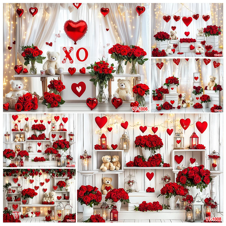 Valentine's Store Photo Backdrop Cute Bear Red Rose Valentine's Storefront Background for Photography Bridal Shower Wedding
Valentine's Store Photo Backdrop Cute Bear Red Rose Valentine's Storefront Background for Photography Bridal Shower Wedding