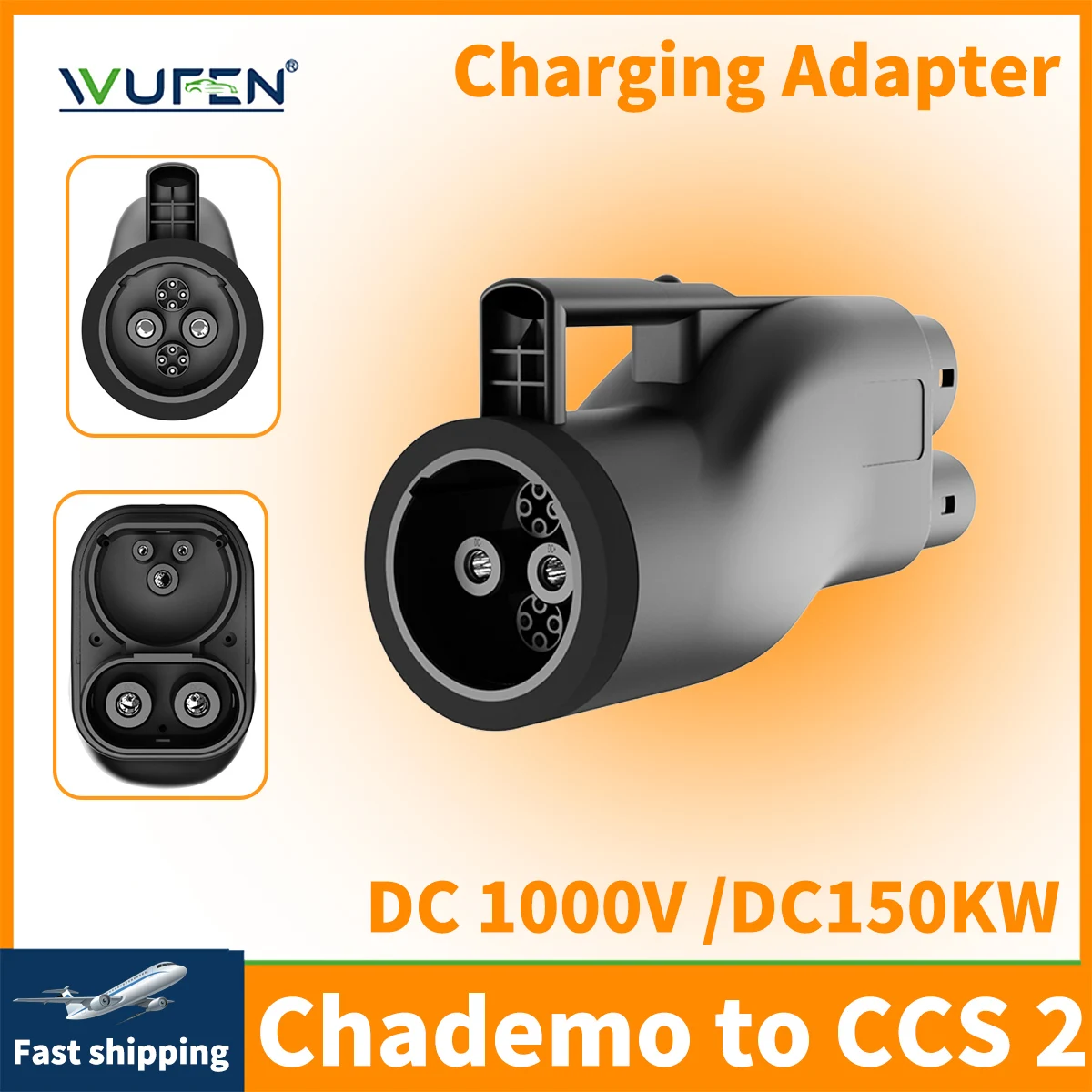 WUFEN 150A Chademo Зарядный адаптер CCS2 150 кВт DC EV Разъем Chademo Адаптер для электромобиля CHademo к CCS2 для европейского автомобиля
WUFEN 150A Chademo Зарядный адаптер CCS2 150 кВт DC EV Разъем Chademo Адаптер для электромобиля CHademo к CCS2 для европейского автомобиля