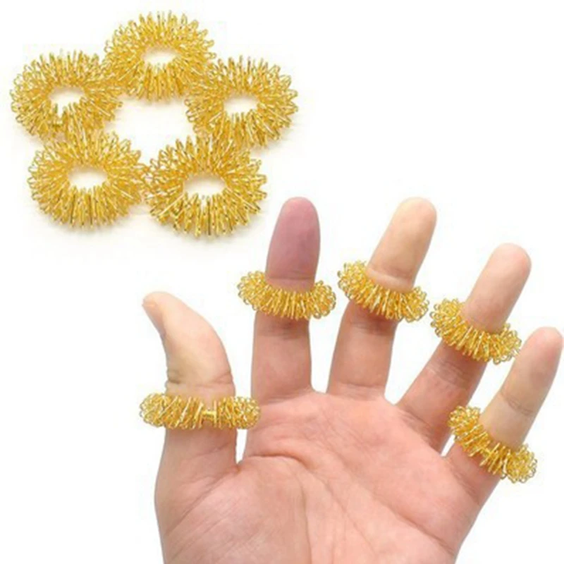 20 Pieces Sensory Finger Rings, Finger Ring/Acupressure Ring Set Silent Stress Reducer and Massager
20 Pieces Sensory Finger Rings, Finger Ring/Acupressure Ring Set Silent Stress Reducer and Massager