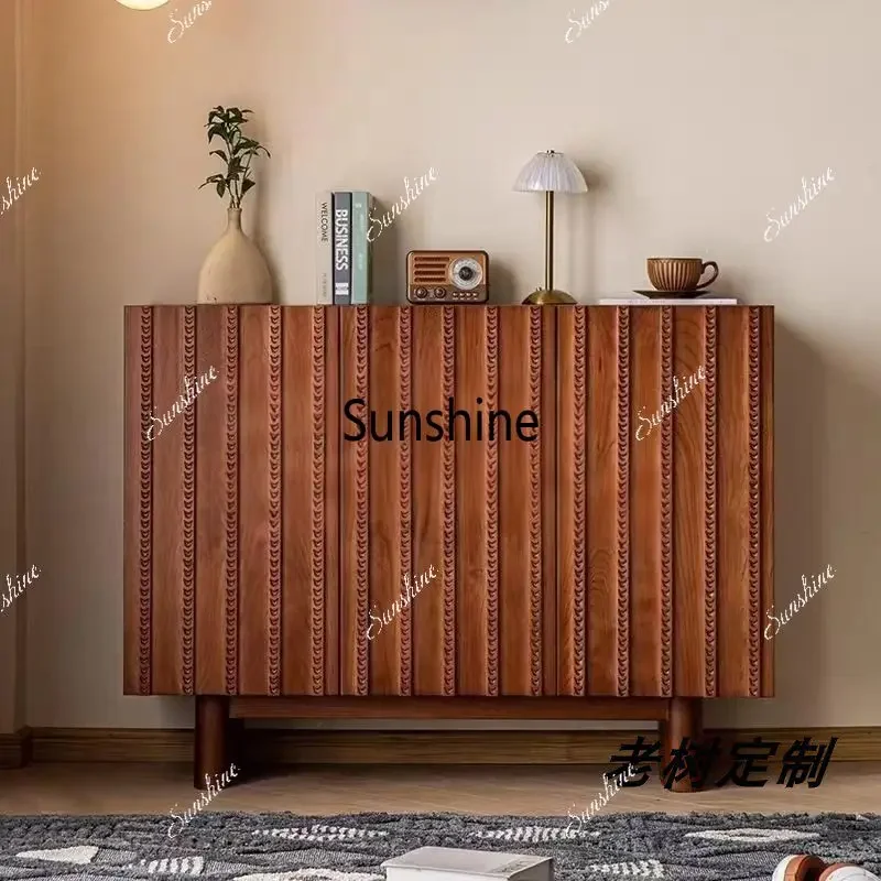 YFrench retro solid wood dining side cabinet storage modern simple living room decoration
YFrench retro solid wood dining side cabinet storage modern simple living room decoration