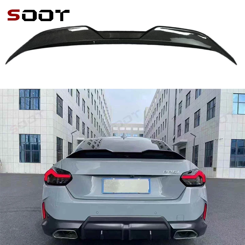 For BMW 2 Series G42 M2 G87 M240 Carbon Fiber Tail fins Rear Trunk Spoiler Guide Wing Rear Wing Car Trunk Diverter
For BMW 2 Series G42 M2 G87 M240 Carbon Fiber Tail fins Rear Trunk Spoiler Guide Wing Rear Wing Car Trunk Diverter