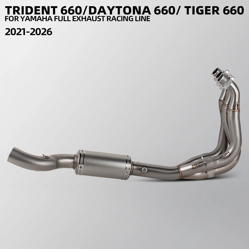 51MM Motorcycle Exhaust Front pipr kit For Triumph Daytona 660 Tiger Sport 660 Trident 660 Daytona/Tiger/Trident 660 2021-2026
51MM Motorcycle Exhaust Front pipr kit For Triumph Daytona 660 Tiger Sport 660 Trident 660 Daytona/Tiger/Trident 660 2021-2026