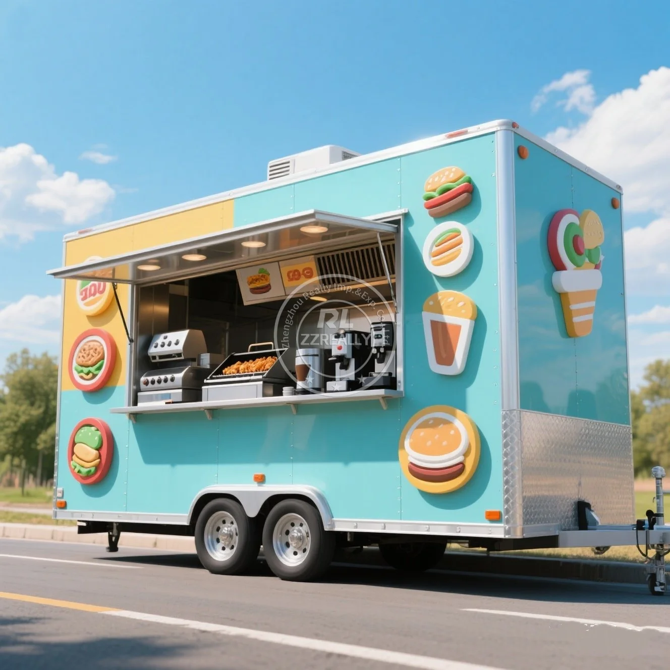 Fully Equipped Caravan Bar mobile trailer Ice Cream Cart Pizza Fast Taco Food Truck food trailer with Full Kitchen
Fully Equipped Caravan Bar mobile trailer Ice Cream Cart Pizza Fast Taco Food Truck food trailer with Full Kitchen