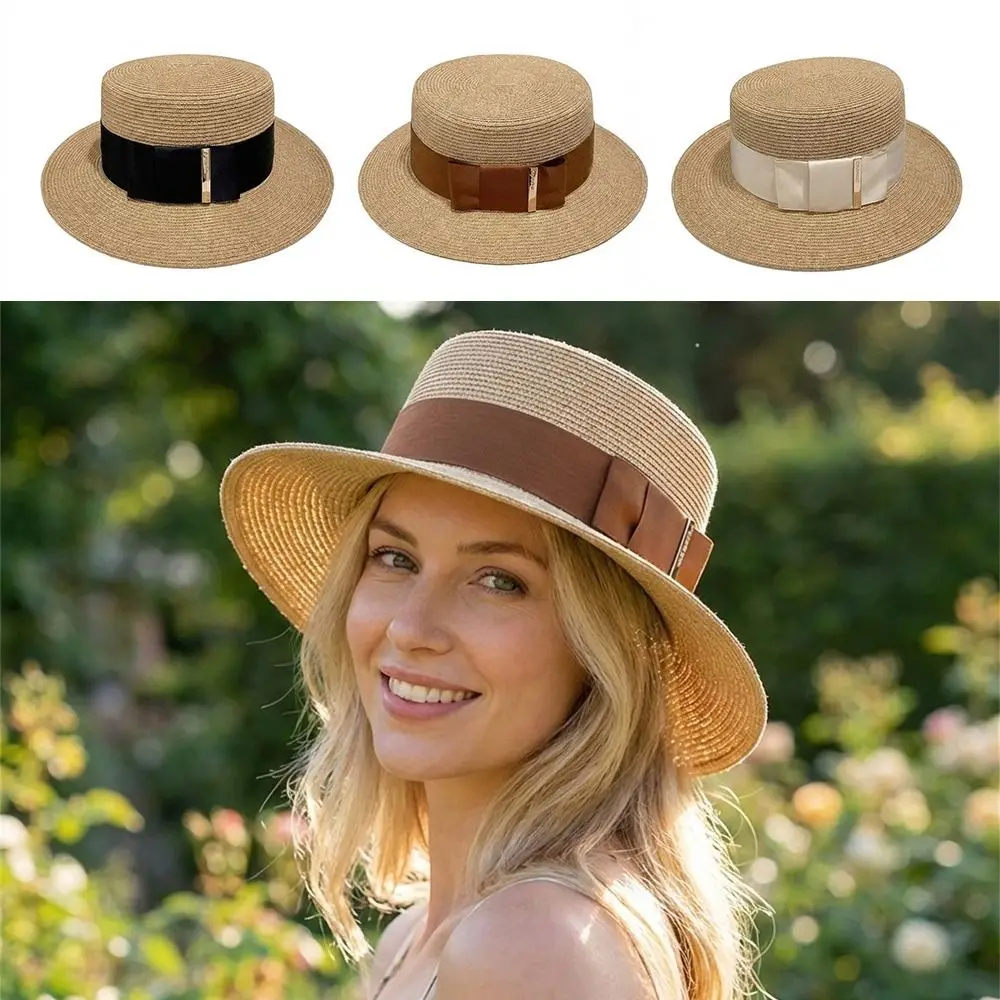 French Style Satin Bow Ladies Sun Hat Sun Protection Wide Brim Sun Protection Hat Elegant Straw Hat Sun Protection
French Style Satin Bow Ladies Sun Hat Sun Protection Wide Brim Sun Protection Hat Elegant Straw Hat Sun Protection