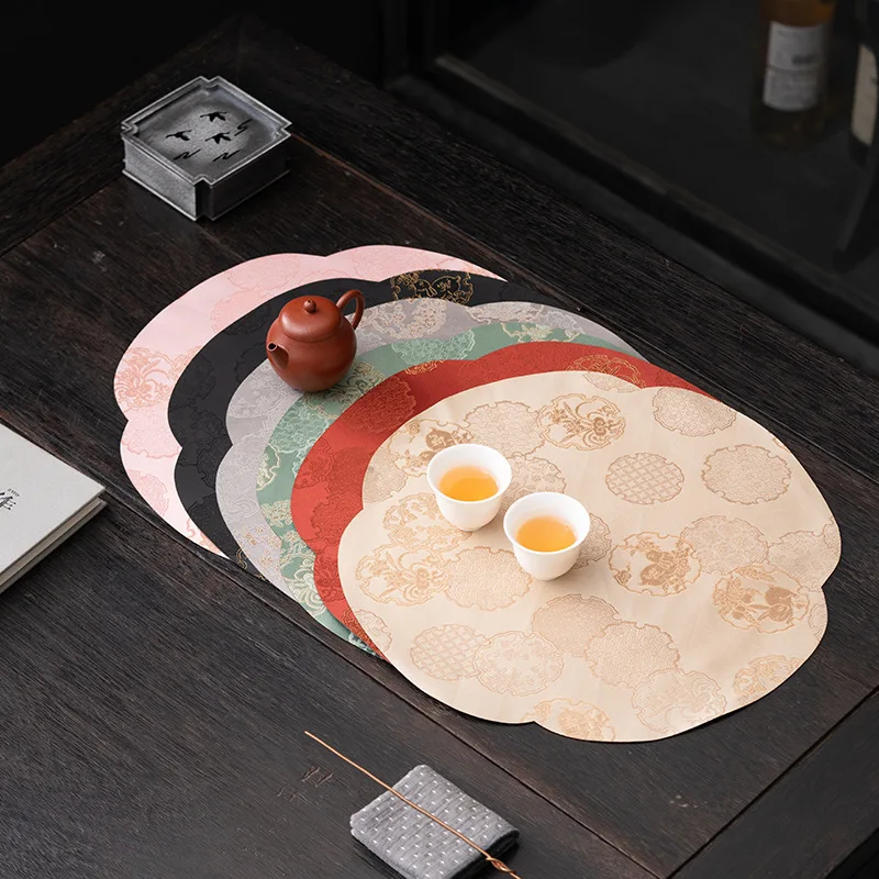 New Chinese Style Tea Mat Retro Table Cloth Towel Brocade Waterproof Anti-scalding Absorbent Tea Table Mat Teapot Teacup Mat
New Chinese Style Tea Mat Retro Table Cloth Towel Brocade Waterproof Anti-scalding Absorbent Tea Table Mat Teapot Teacup Mat