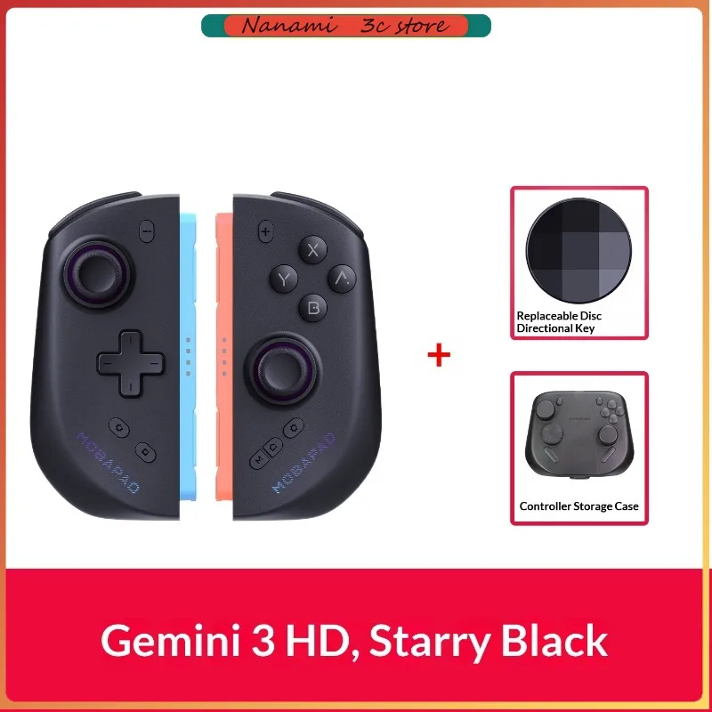 New MOBAPAD M12HD Wireless Joycon for Switch 2 TMR Joystick HD Vibration Mechanical Buttons Remap Macro Bluetooth Gamepads Gifts
New MOBAPAD M12HD Wireless Joycon for Switch 2 TMR Joystick HD Vibration Mechanical Buttons Remap Macro Bluetooth Gamepads Gifts