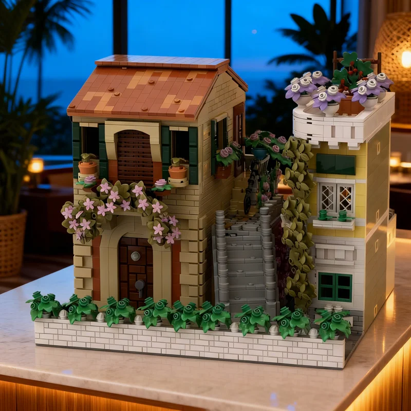 2395pcs MOC The Italian Apartments Modular Streetscape Model Building blocks Construction toys Christmas gifts Brick Kids idea
2395pcs MOC The Italian Apartments Modular Streetscape Model Building blocks Construction toys Christmas gifts Brick Kids idea
