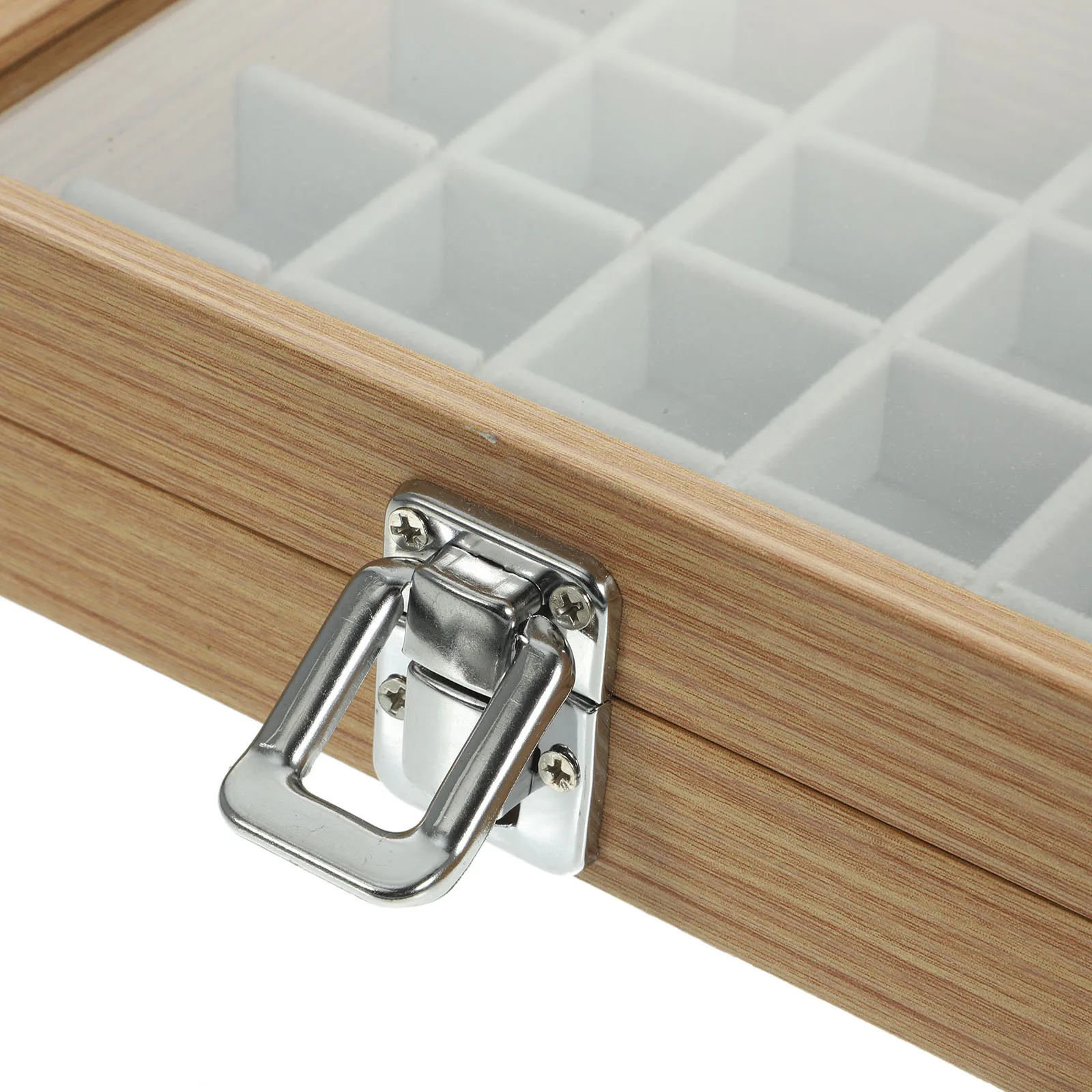 Wooden Jewelry Box Multi Grid Storage Case With Clear Lid For Ring Earring Trinket Organizer Retro Display Holder Home
Wooden Jewelry Box Multi Grid Storage Case With Clear Lid For Ring Earring Trinket Organizer Retro Display Holder Home