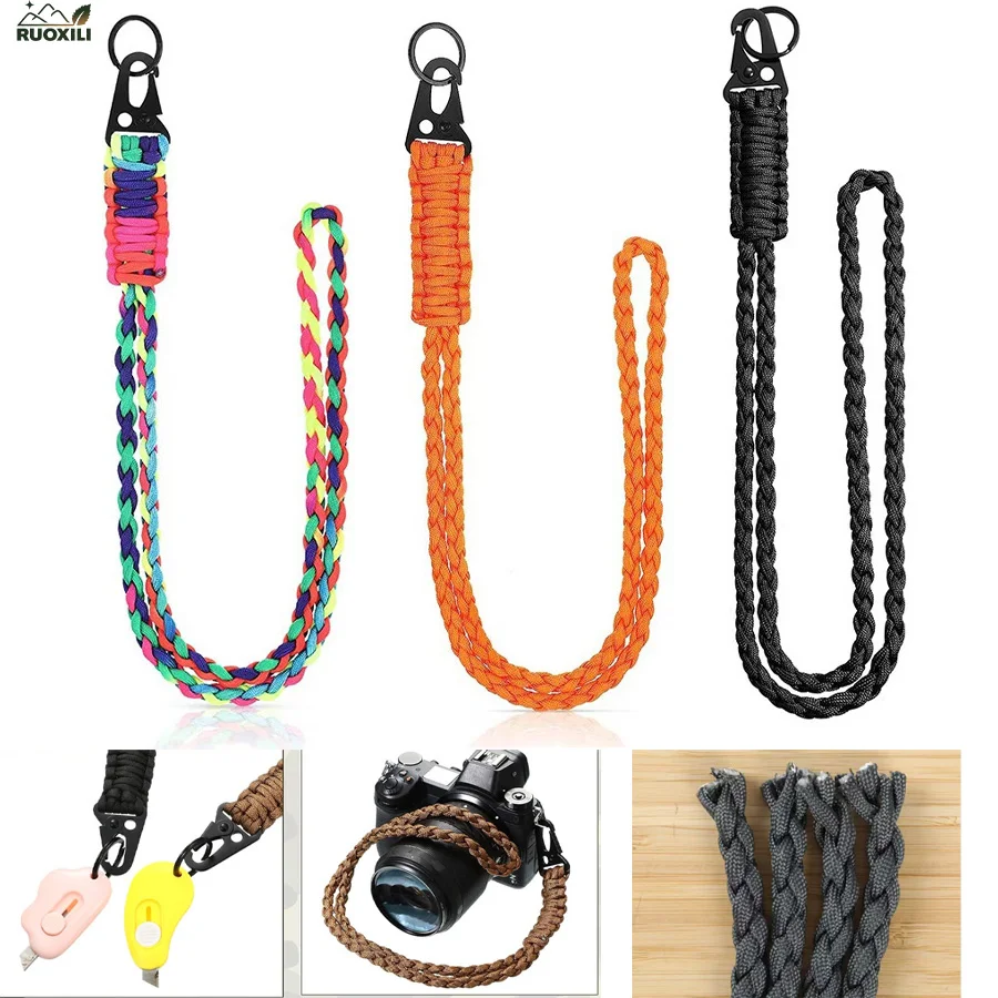 2pcs Heavy Duty Paracord Lanyard Keychain Neck Lanyard,for Camping Bike Riding Field Outdoor Survival Keychain
2pcs Heavy Duty Paracord Lanyard Keychain Neck Lanyard,for Camping Bike Riding Field Outdoor Survival Keychain