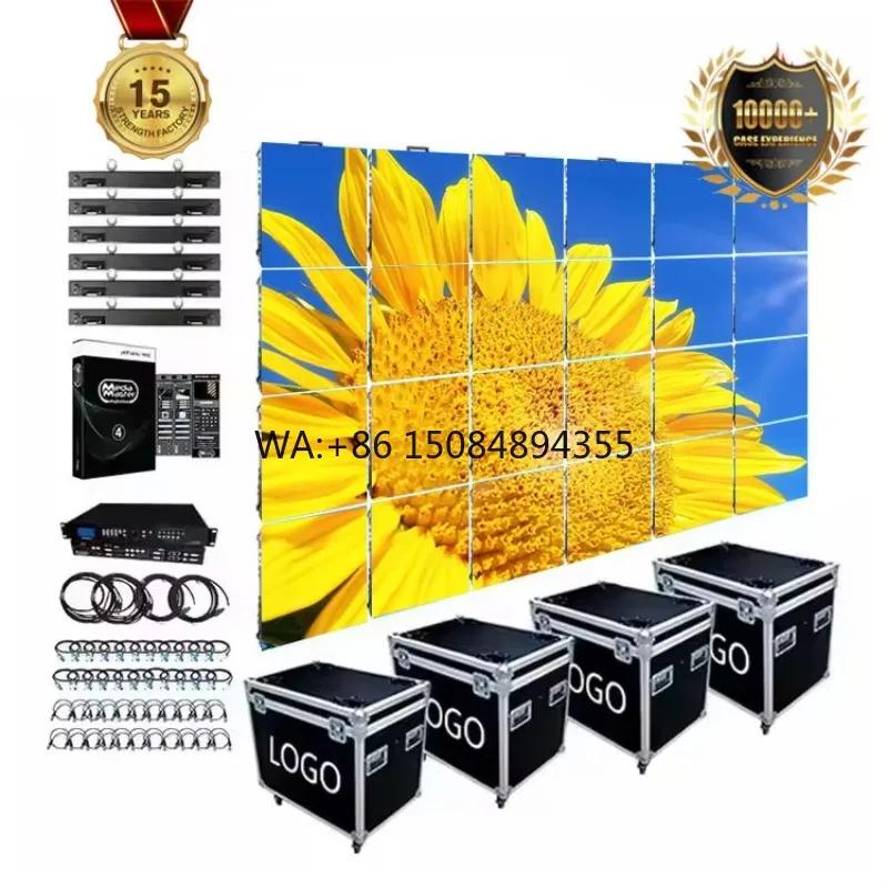 Waterproof Stage Background Wedding Party Dj Booth LED Display P2.6 P2.9 P3.91 Outdoor Indoor LED Screen Rental LED Wall
Waterproof Stage Background Wedding Party Dj Booth LED Display P2.6 P2.9 P3.91 Outdoor Indoor LED Screen Rental LED Wall