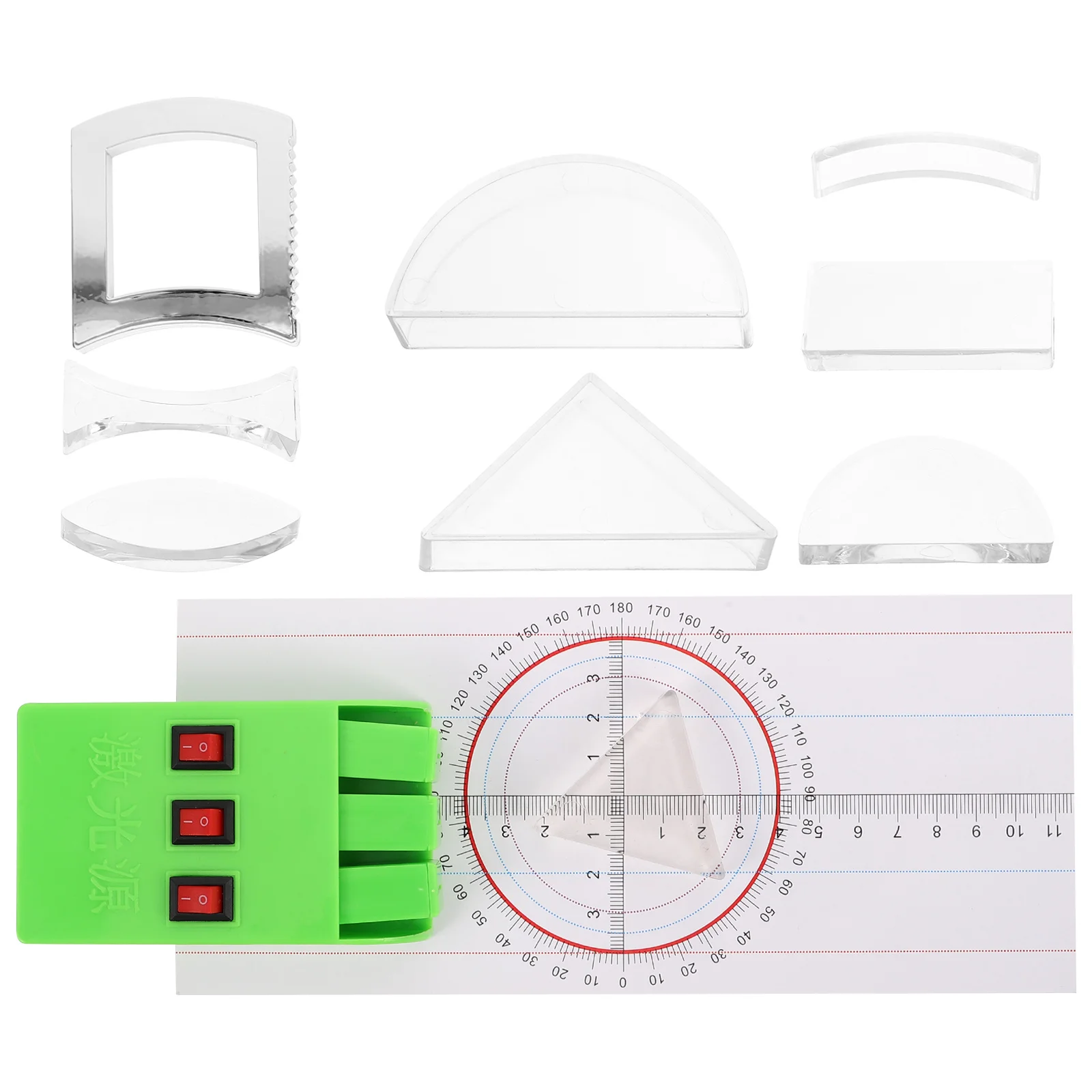 Набор для экспериментов по физической оптике: многофункциональные отражатели, линзы, призмы для научного обучения и лабораторного оборудования
Набор для экспериментов по физической оптике: многофункциональные отражатели, линзы, призмы для научного обучения и лабораторного оборудования