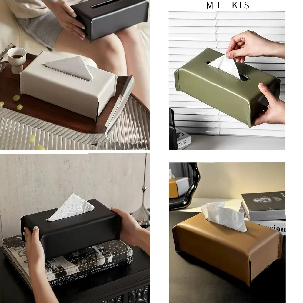 Luxury Woven Leather Tissue Box Cover, Home Decor Napkin Holder for Living Room & Desktop
Luxury Woven Leather Tissue Box Cover, Home Decor Napkin Holder for Living Room & Desktop