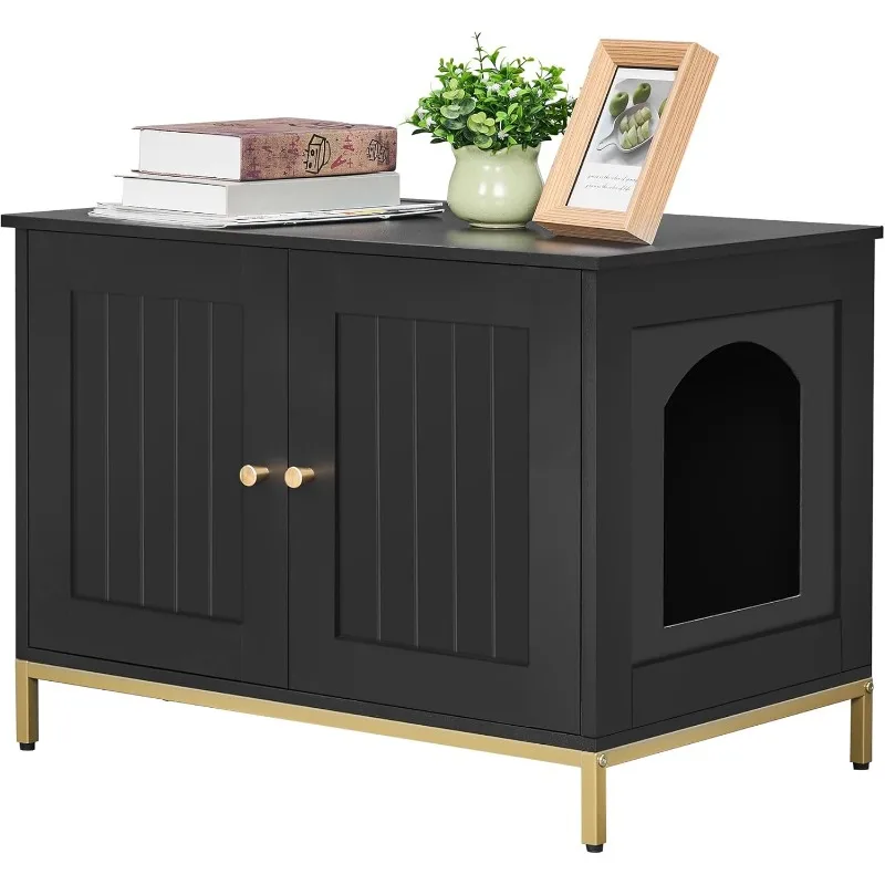 Cat Litter Box Enclosure, Litter Box Furniture Hidden with Metal Frame, Cat Washroom Furniture, Cat House, Fit Most
Cat Litter Box Enclosure, Litter Box Furniture Hidden with Metal Frame, Cat Washroom Furniture, Cat House, Fit Most