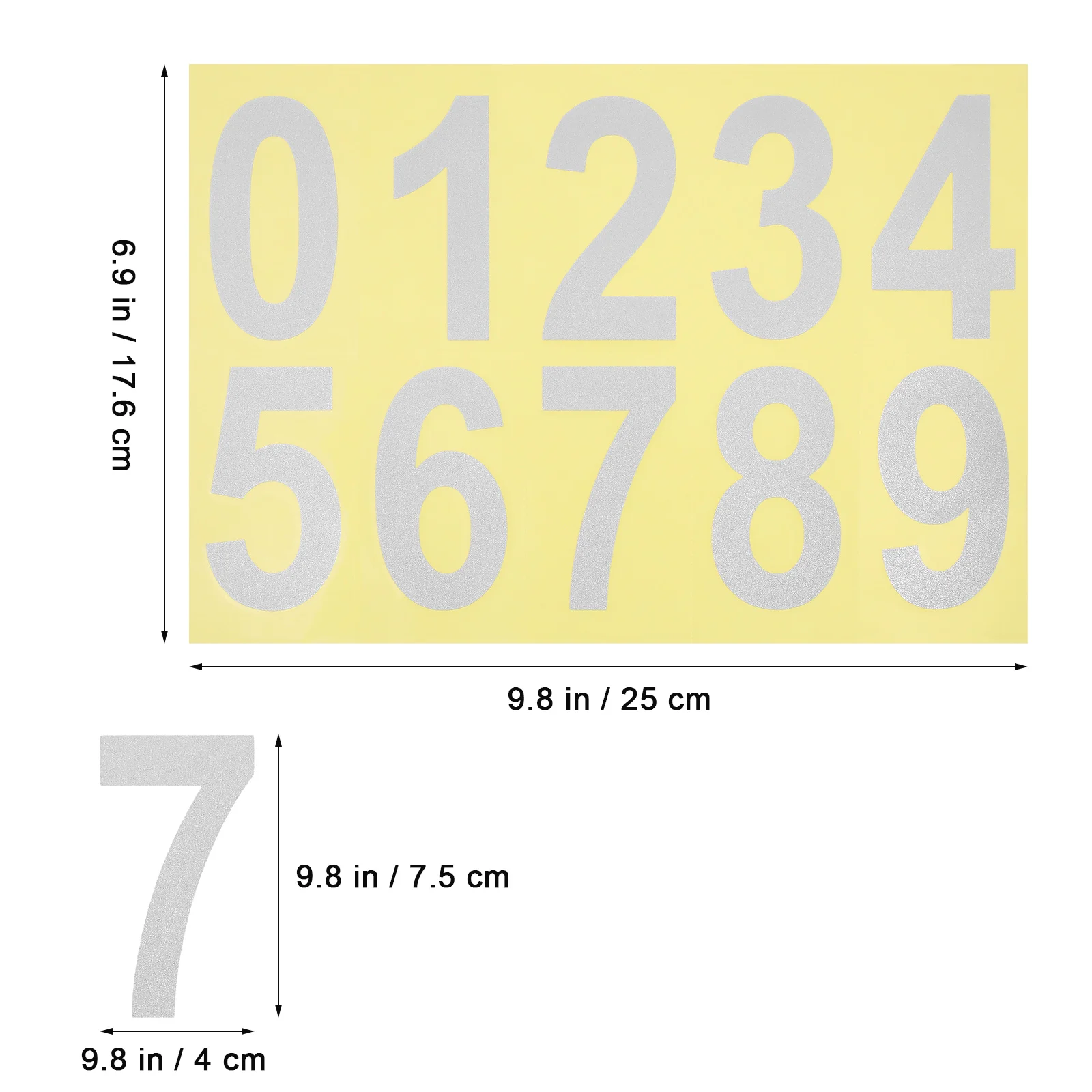 Reflective Mailbox Number Stickers Adhesive Address Signs For Outside House Door Trash Can Large Durable Visible Low Light
Reflective Mailbox Number Stickers Adhesive Address Signs For Outside House Door Trash Can Large Durable Visible Low Light