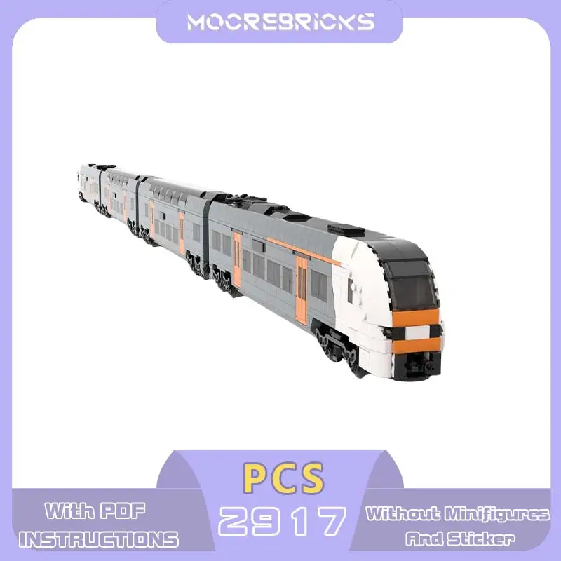 MOC German High-speed City Train Building Blocks Retro Express Railway Locomotive Model Bricks DIY Construction Toys Gift
MOC German High-speed City Train Building Blocks Retro Express Railway Locomotive Model Bricks DIY Construction Toys Gift