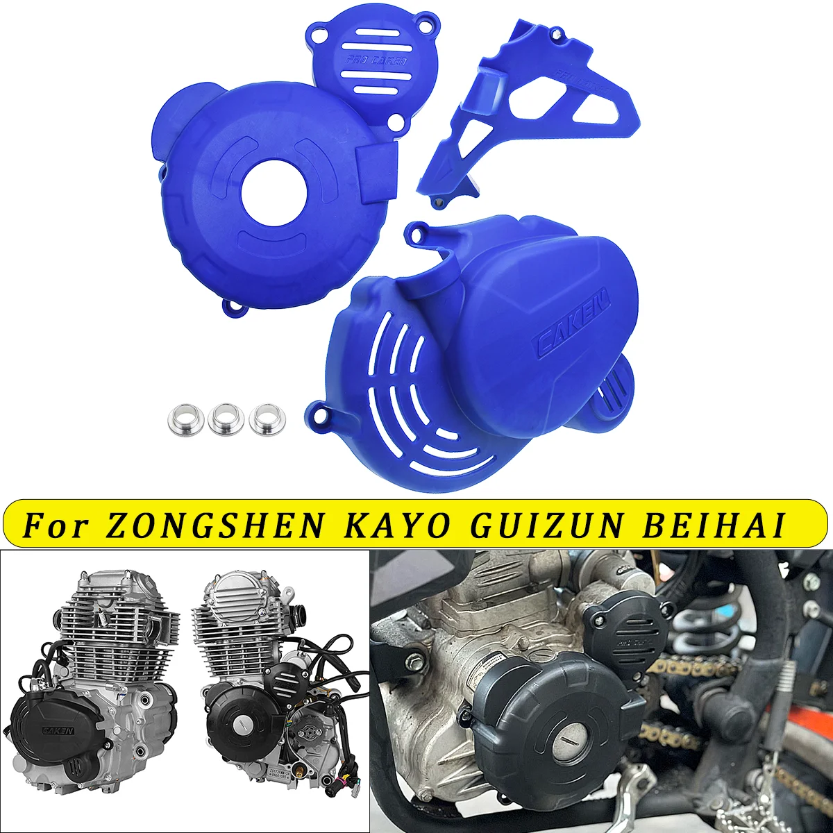Motorcycle Engine Clutch Guard Water Pump Cover Ignition Protector For ZongShen CB250F ZS172FMM-3 Engine KAYO T4 GUIZUN BOSUER
Motorcycle Engine Clutch Guard Water Pump Cover Ignition Protector For ZongShen CB250F ZS172FMM-3 Engine KAYO T4 GUIZUN BOSUER