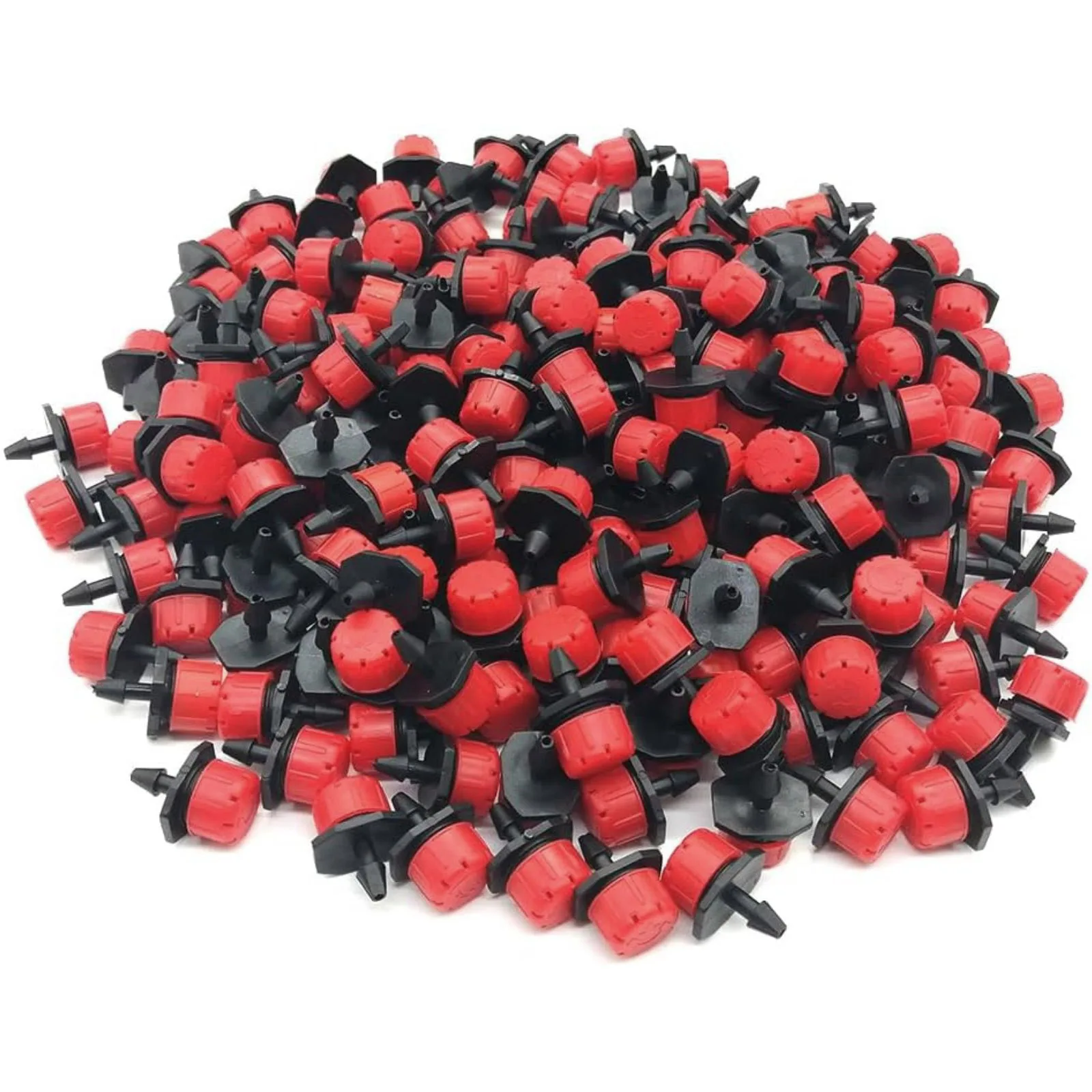 200Pcs/Set Adjustable Irrigation Drippers Sprinklers 1/4-in Emitter Dripper Micro Drip Irrigation Sprinklers For Watering System
200Pcs/Set Adjustable Irrigation Drippers Sprinklers 1/4-in Emitter Dripper Micro Drip Irrigation Sprinklers For Watering System