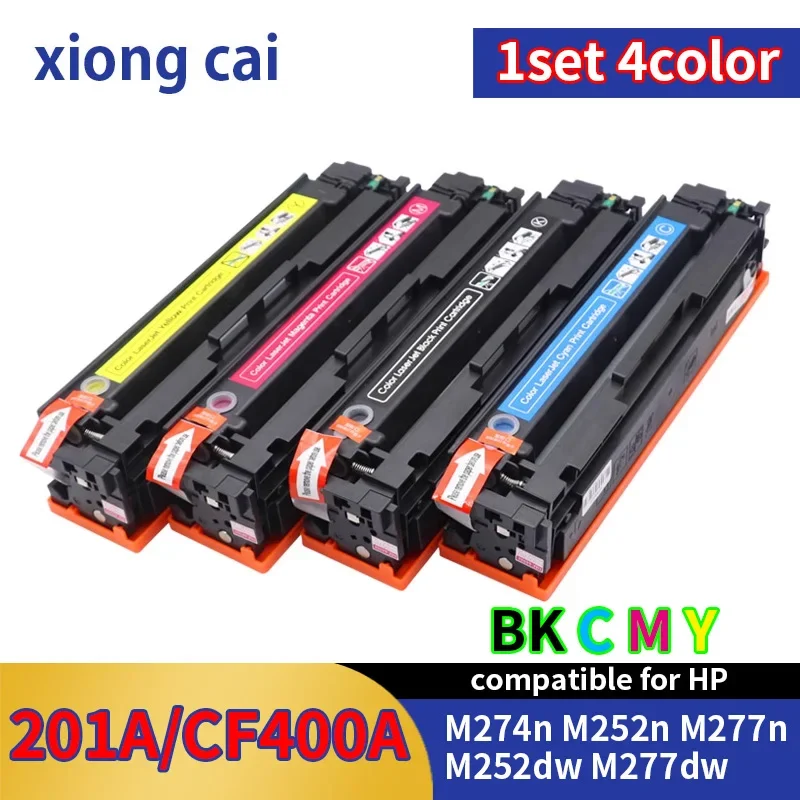 1set CF400A CF400 CF401A 402A 403A 201A Compatible Toner Cartridge For hp HP Color LaserJet Pro M252dn M252n M277dw M277n M274n
1set CF400A CF400 CF401A 402A 403A 201A Compatible Toner Cartridge For hp HP Color LaserJet Pro M252dn M252n M277dw M277n M274n