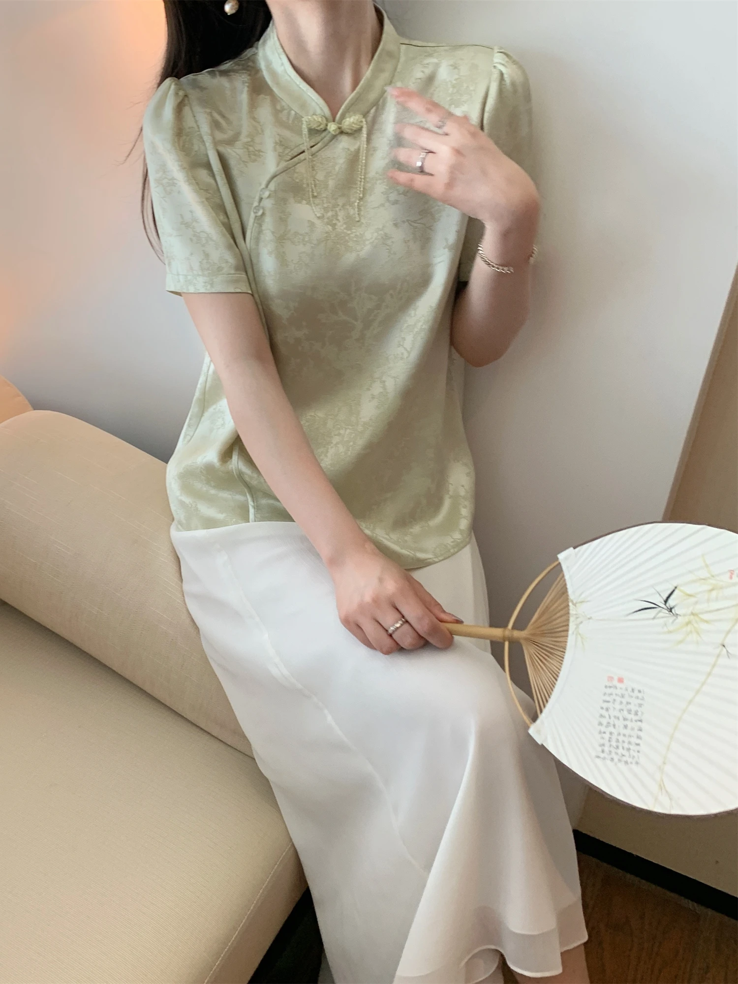 Red Label New Chinese Sle Button Design Vinegar Acid Flower Pattern Women's Top Asymmetrical Hemline Korean Sle Commute F...
Red Label New Chinese Sle Button Design Vinegar Acid Flower Pattern Women's Top Asymmetrical Hemline Korean Sle Commute F...