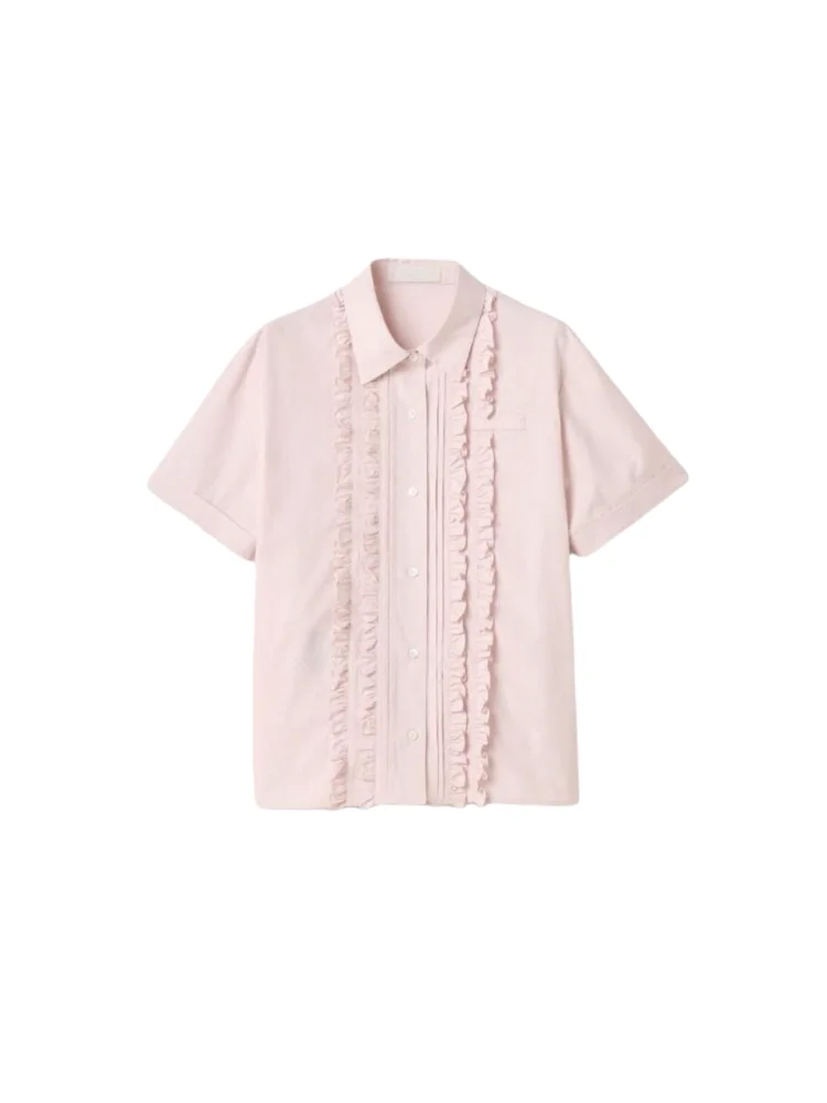 Fashionable Short Sleeve Shirt Embroidered Patch Letter Design Wood Grain Detail Breathable Cotton Casual Button up Top
Fashionable Short Sleeve Shirt Embroidered Patch Letter Design Wood Grain Detail Breathable Cotton Casual Button up Top