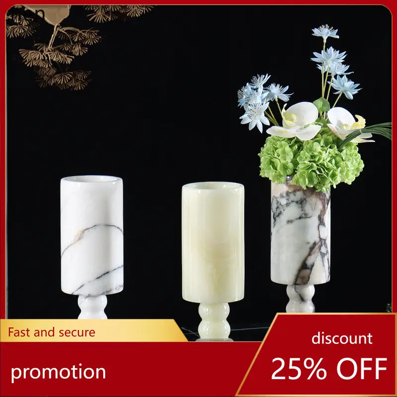 YFY minimalist marble flower vase - desktop/coffee table decor, premium floral arrangement, jade vase, romantic home ambiance
YFY minimalist marble flower vase - desktop/coffee table decor, premium floral arrangement, jade vase, romantic home ambiance