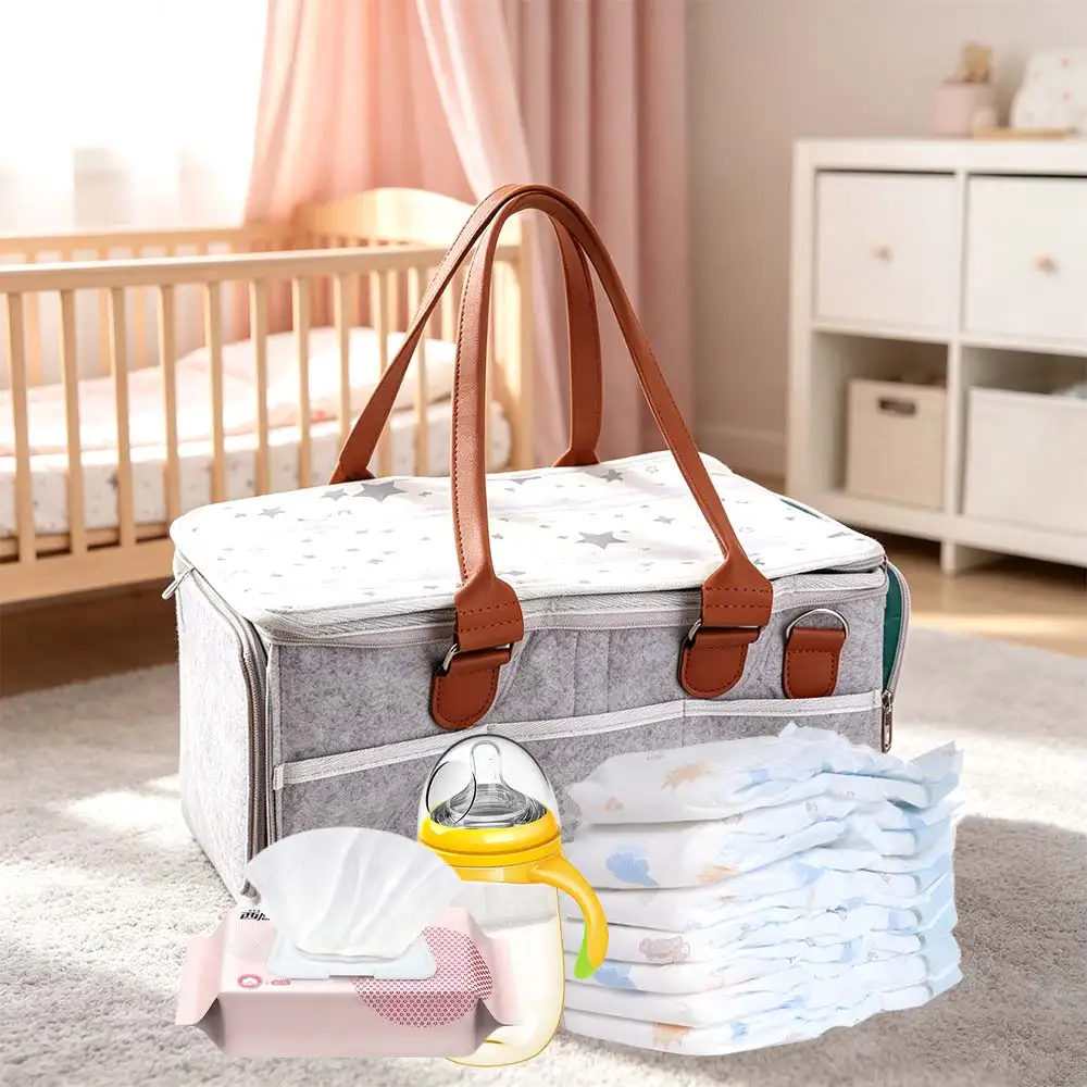 Felt Cloth Mommy Tote Bag Large Capacity Foldable Design Foldable Baby Diaper Bag Portable Bag Non-Woven Fabric Kids Lunch Bags
Felt Cloth Mommy Tote Bag Large Capacity Foldable Design Foldable Baby Diaper Bag Portable Bag Non-Woven Fabric Kids Lunch Bags
