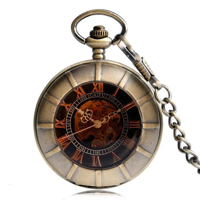 Double Open Flip Roman Literally Men's Manual Mechanical Pocket Watch
Double Open Flip Roman Literally Men's Manual Mechanical Pocket Watch
