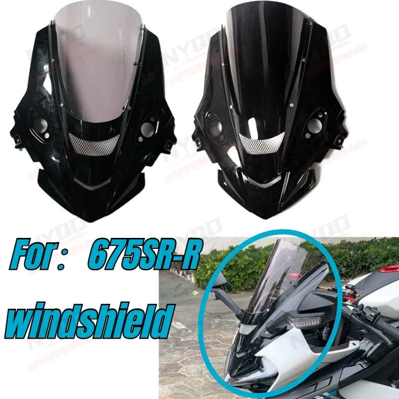Applicable to CF 675SR Modified Parts Competitive Windshield 675SR-R Accessories Front Windshield CF 675S
Applicable to CF 675SR Modified Parts Competitive Windshield 675SR-R Accessories Front Windshield CF 675S