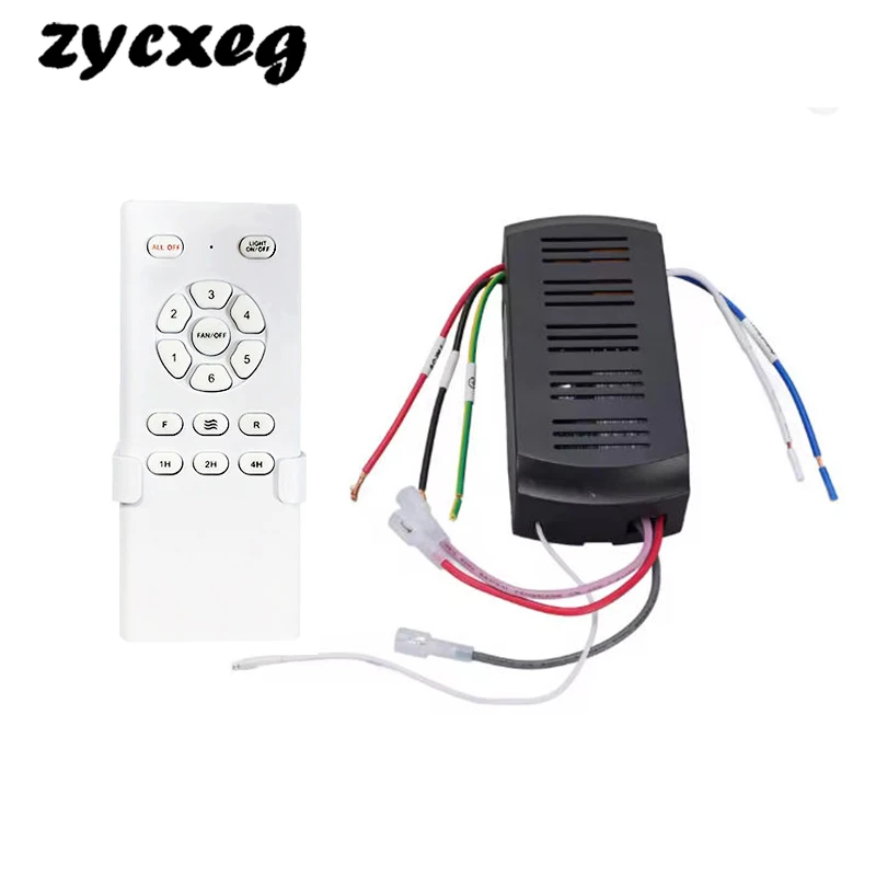 Frequency Conversion Ceiling Fan Remote Control Replacement 6 Speed Adjustment Light Remote Timing Sturdy for Repairing
Frequency Conversion Ceiling Fan Remote Control Replacement 6 Speed Adjustment Light Remote Timing Sturdy for Repairing