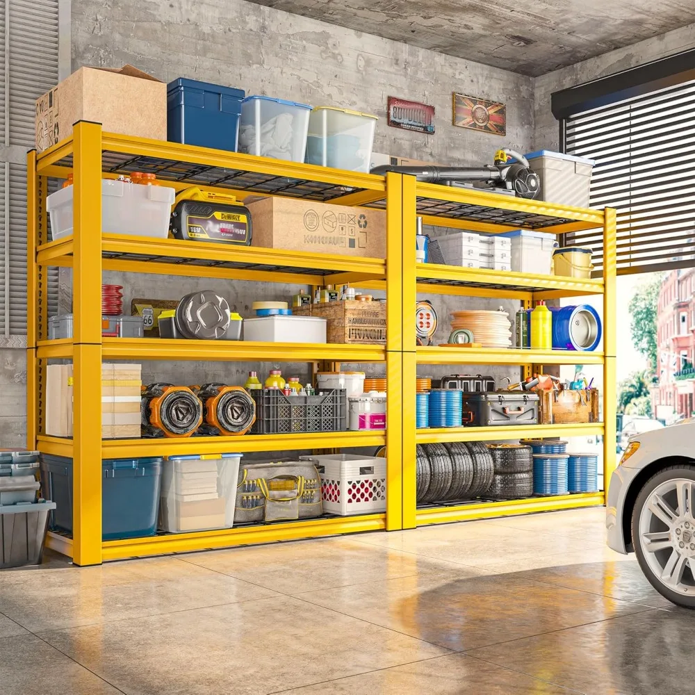 72''H Garage Shelving 3010 LBS Storage Shelves Adjustable Metal Shelving 5 Tier Metal Shelves for Storage Industrial
72''H Garage Shelving 3010 LBS Storage Shelves Adjustable Metal Shelving 5 Tier Metal Shelves for Storage Industrial