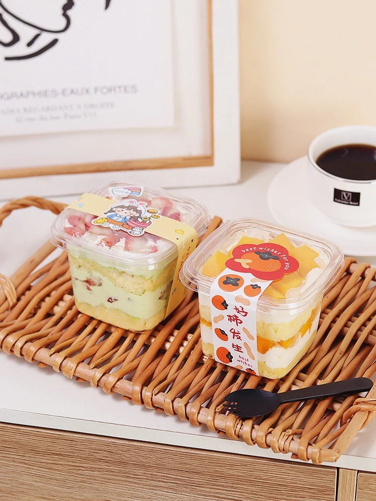 Transparent Disposable Tirsu Box Square Multi-layered Mousse Fruit Cr Cake Paaging Cup One-time Dert Canister
Transparent Disposable Tirsu Box Square Multi-layered Mousse Fruit Cr Cake Paaging Cup One-time Dert Canister
