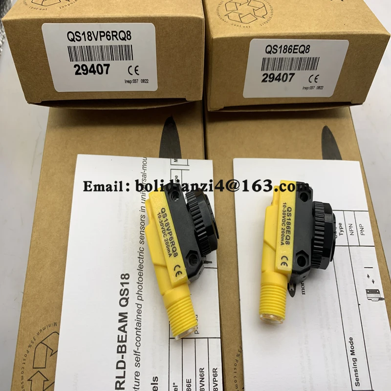 Original sensor QS18VP6DQ7 QS18VN6DQ7 QS18VP6FPQ7 QS18VN6FPQ7 QS18K6AF250Q5 QS186LE2 QS186LE214Q8 QS186LE211Q8 QS186LE14
Original sensor QS18VP6DQ7 QS18VN6DQ7 QS18VP6FPQ7 QS18VN6FPQ7 QS18K6AF250Q5 QS186LE2 QS186LE214Q8 QS186LE211Q8 QS186LE14