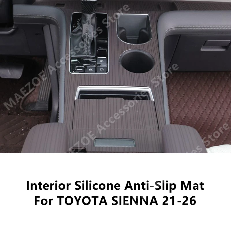For TOYOTA SIENNA 21-26 Interior Silicone Anti-Slip Mat,Car Interior Decoration Modification Protection Accessories Refit
For TOYOTA SIENNA 21-26 Interior Silicone Anti-Slip Mat,Car Interior Decoration Modification Protection Accessories Refit