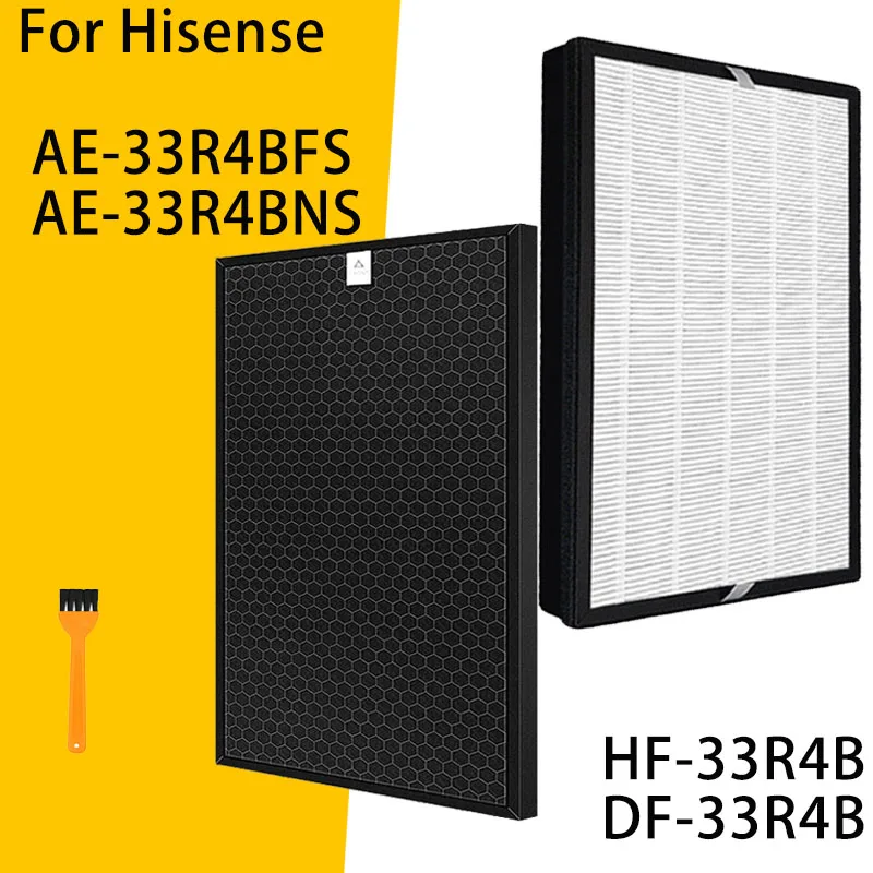 for Hisense Air Purifier AE-33R4BFS AE-33R4BNS, Hepa Filter HF-33R4B Active Carbon Filter DF-33R4B
for Hisense Air Purifier AE-33R4BFS AE-33R4BNS, Hepa Filter HF-33R4B Active Carbon Filter DF-33R4B