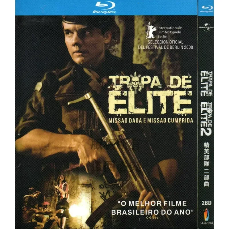 BD Blu-ray Brazilian Action Thriller Crime Movie Elite Unit 1 and 2 1080p High Definition 2 Discs
BD Blu-ray Brazilian Action Thriller Crime Movie Elite Unit 1 and 2 1080p High Definition 2 Discs