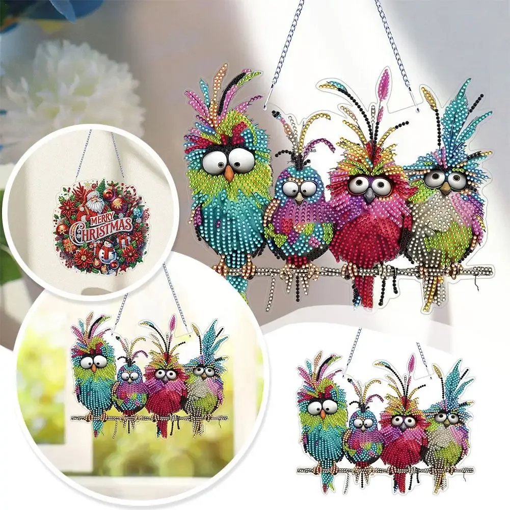 Diamond Art Hanging Kit Colorful Fury Bird Creative DIY Decorative Art Painting Window Pendants Home Garden Wall Hanging Kits
Diamond Art Hanging Kit Colorful Fury Bird Creative DIY Decorative Art Painting Window Pendants Home Garden Wall Hanging Kits