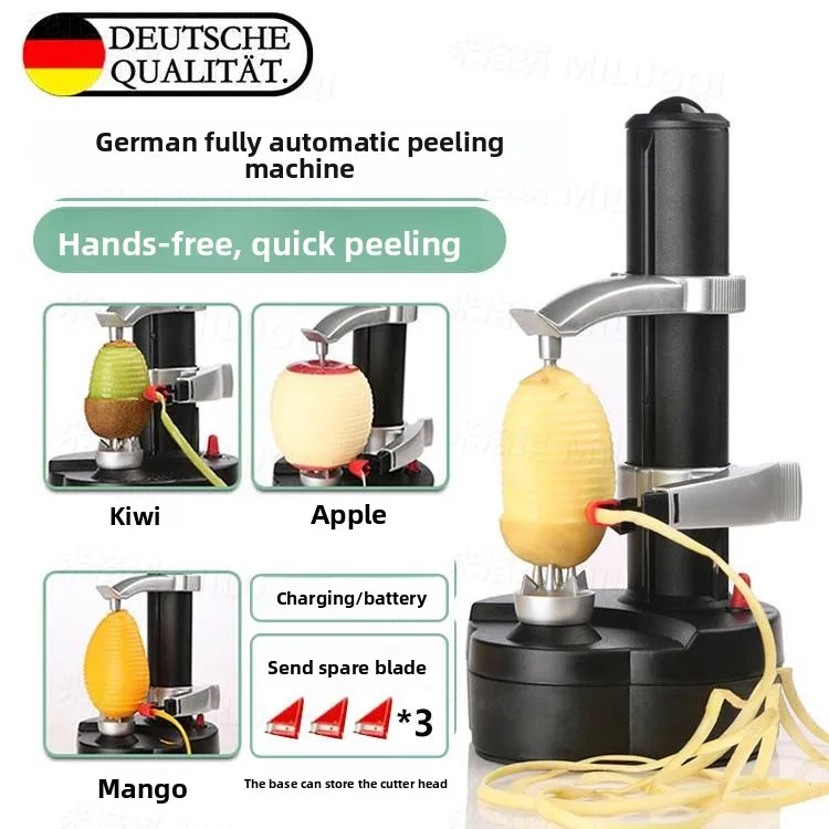 Peeling artifact fully automatic electric fruit apple potato multifunctional household peeling machine scraper
Peeling artifact fully automatic electric fruit apple potato multifunctional household peeling machine scraper