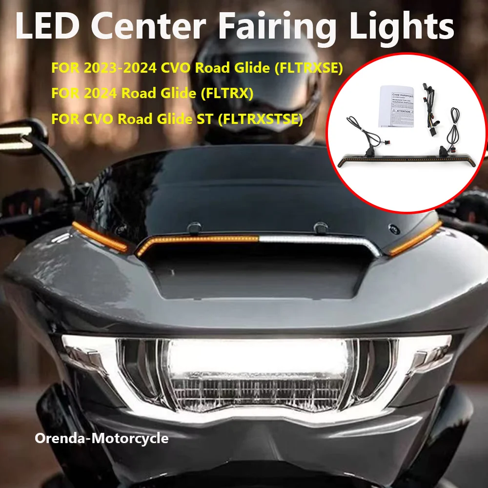 2023 2024 For Harley TOURING CVO 121 117 Road Glide ST FLTRX FLTRXSE FLTRXSTS Motorcycle New Center Fairing Vent Trim LED Lights
2023 2024 For Harley TOURING CVO 121 117 Road Glide ST FLTRX FLTRXSE FLTRXSTS Motorcycle New Center Fairing Vent Trim LED Lights