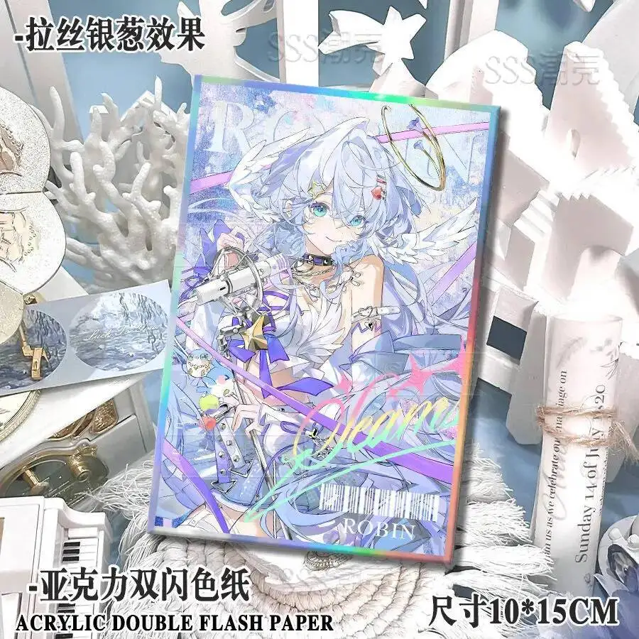 2026 Honkai:Star Rail Robin Colored Paper Acrylic Double Flash Color Game Cosplay Sier Onion Photo Laser Card
2026 Honkai:Star Rail Robin Colored Paper Acrylic Double Flash Color Game Cosplay Sier Onion Photo Laser Card