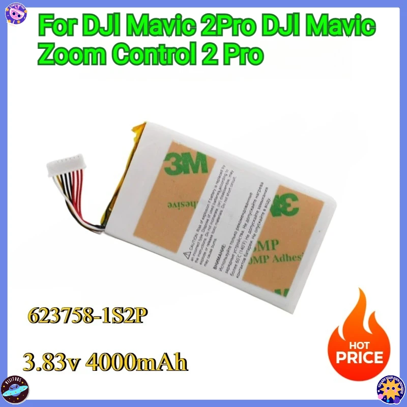 Новый аккумулятор 623758-1S2P 3,83 В 4000 мАч для DJI Mavic 2Pro, DJI Mavic Zoom Control 2 Pro, литий-полимерный аккумулятор 
Новый аккумулятор 623758-1S2P 3,83 В 4000 мАч для DJI Mavic 2Pro, DJI Mavic Zoom Control 2 Pro, литий-полимерный аккумулятор