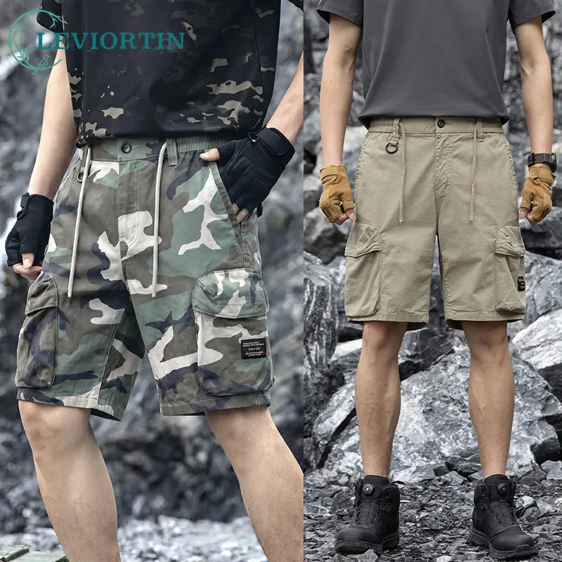 Men's Summer Camo Cargo Shorts Streetwear Multi-Pocket Loose Fit Casual Activities Shorts Male Outdoor Hiking Work Short Pants
Men's Summer Camo Cargo Shorts Streetwear Multi-Pocket Loose Fit Casual Activities Shorts Male Outdoor Hiking Work Short Pants