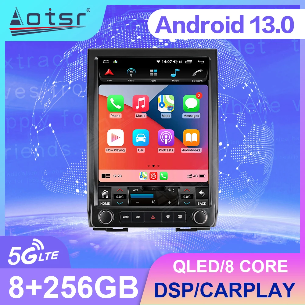 13.6 Inch Vertical Screen Android13 Car Radio For Ford Expedition 2015 2016 2017 Carplay Multimedia Player Stereo Head Unit
13.6 Inch Vertical Screen Android13 Car Radio For Ford Expedition 2015 2016 2017 Carplay Multimedia Player Stereo Head Unit