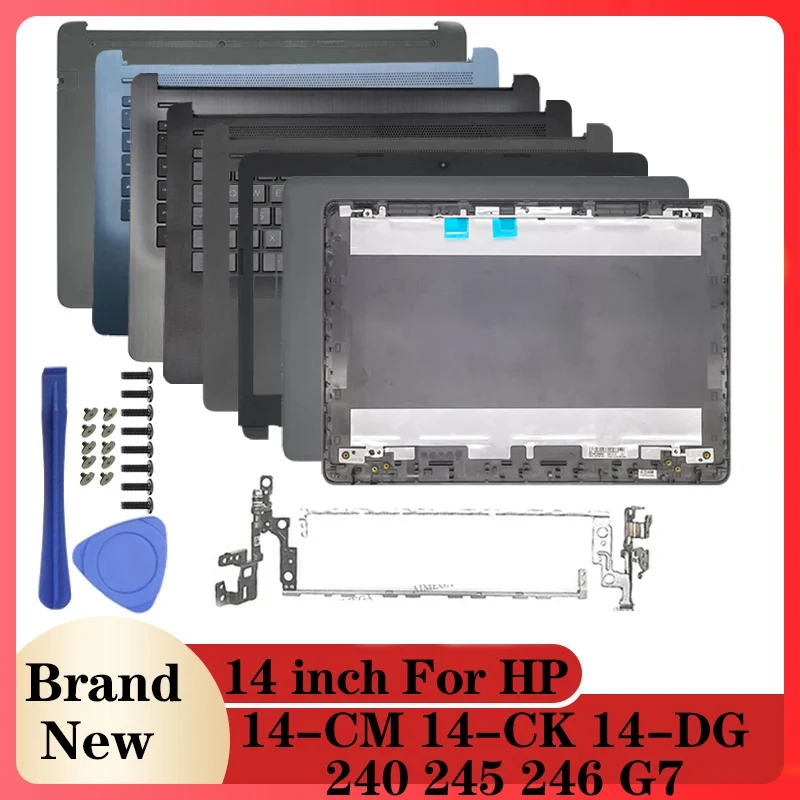 For HP Pavilion 14-CM 14-CK 14-DG 240 245 246 G7 NEW Laptop Screen LCD Back Cover/Front Bezel/Hinges/Palmrest/Bottom Accessories
For HP Pavilion 14-CM 14-CK 14-DG 240 245 246 G7 NEW Laptop Screen LCD Back Cover/Front Bezel/Hinges/Palmrest/Bottom Accessories