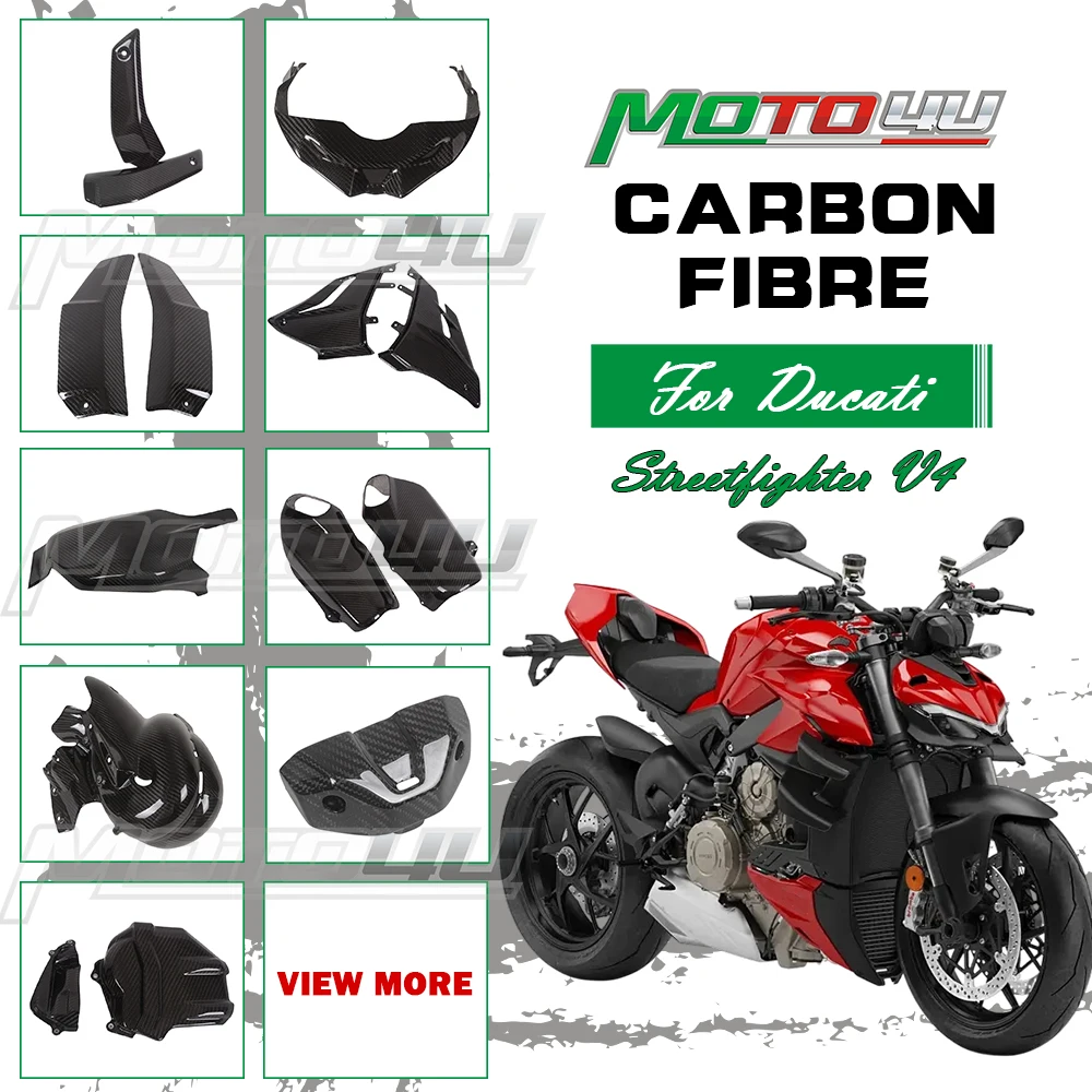 Для DUCATI Streetfighter V4 V4S 2020 2021 2022 2023 комплект обтекателя мотоцикла из 100% углеродного волокна, крышка рамы заднего крыла Protec
Для DUCATI Streetfighter V4 V4S 2020 2021 2022 2023 комплект обтекателя мотоцикла из 100% углеродного волокна, крышка рамы заднего крыла Protec