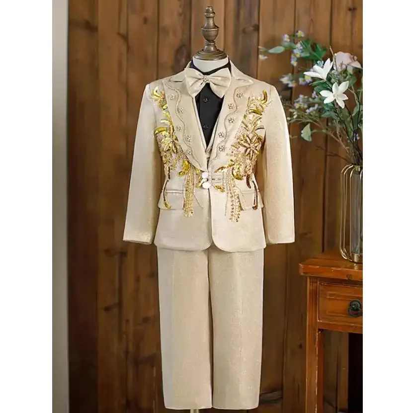 Children's Suit Host Performance Costume Kids Wedding Birthday Baptism Formal Party Evening Gown Boy Catwalk Blazer Sets A3225
Children's Suit Host Performance Costume Kids Wedding Birthday Baptism Formal Party Evening Gown Boy Catwalk Blazer Sets A3225