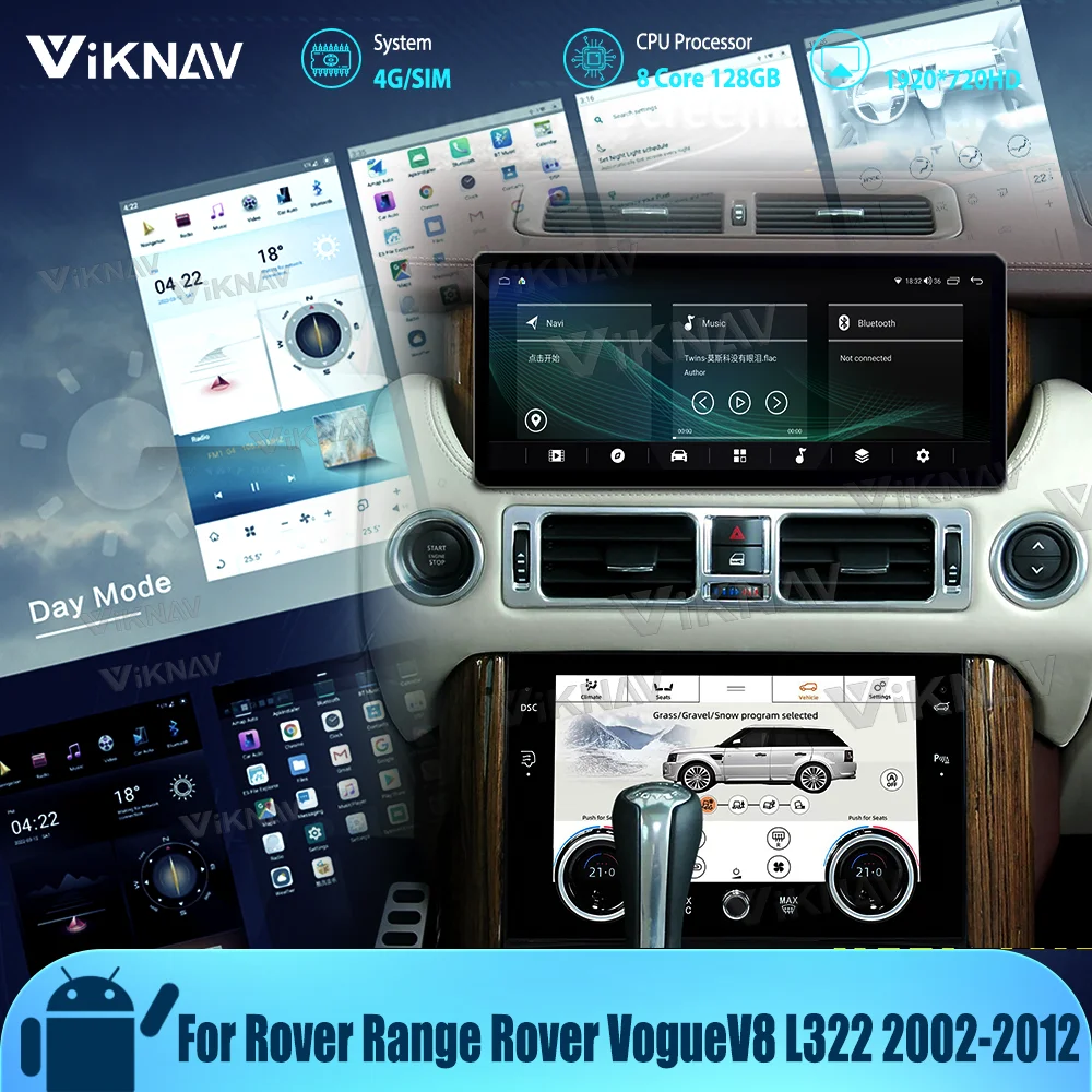 Автомагнитола Viknav 12,3 дюйма для Land Range Rover Vogue V8 L322 2002-2012, сенсорный экран, мультимедийный плеер, головное устройство с панелью переменного тока
Автомагнитола Viknav 12,3 дюйма для Land Range Rover Vogue V8 L322 2002-2012, сенсорный экран, мультимедийный плеер, головное устройство с панелью переменного тока