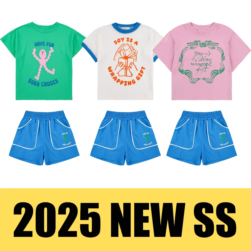 2025 New Summer Children's Clothing Set Boy Girl Printed Short Sleeved T-shirt Casual Shorts Set Kids Cute Korean Tops Clothing
2025 New Summer Children's Clothing Set Boy Girl Printed Short Sleeved T-shirt Casual Shorts Set Kids Cute Korean Tops Clothing