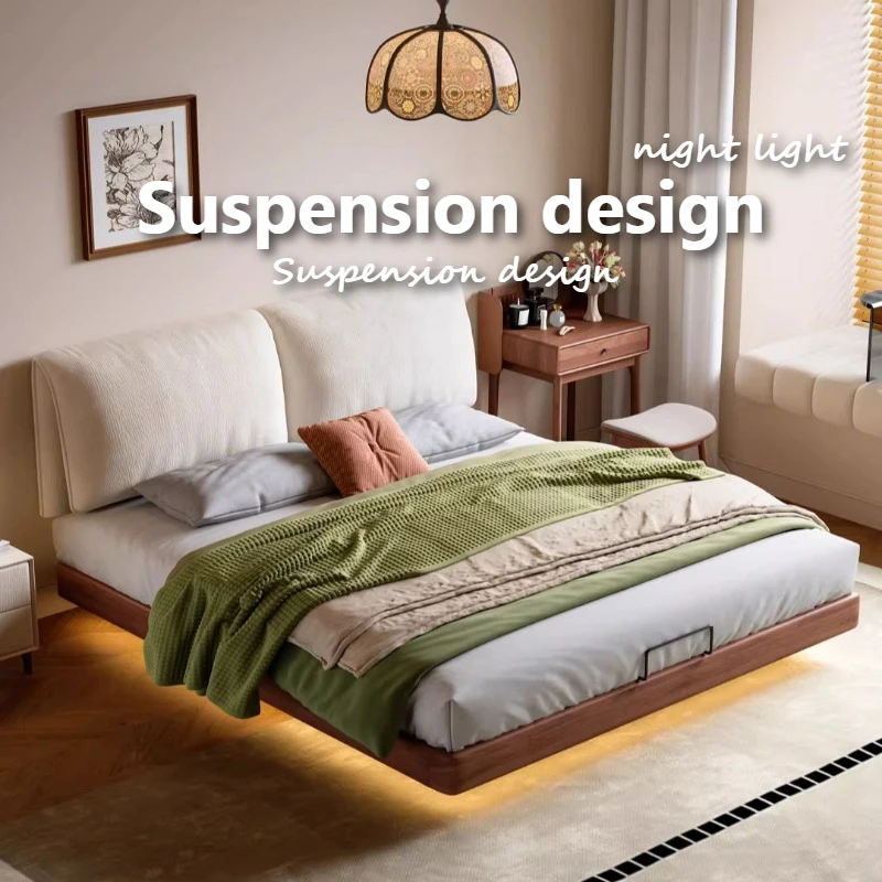Fabric Suspension Bed With Neat Edges Soft Backrest Headboard Bed 2 People Bedside Table With Drawers Bedroom Furniture Set
Fabric Suspension Bed With Neat Edges Soft Backrest Headboard Bed 2 People Bedside Table With Drawers Bedroom Furniture Set