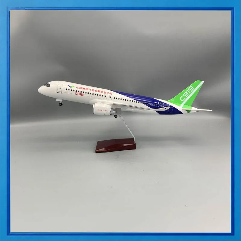 Yiguan Comac C919 Airplane Model 47cm Simulation Static Aircraft With Led Light Landing Gear For Collection Desktop Display
Yiguan Comac C919 Airplane Model 47cm Simulation Static Aircraft With Led Light Landing Gear For Collection Desktop Display